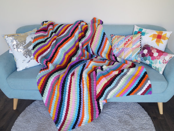 CROCHET: Rainbow Corner to Corner Blanket