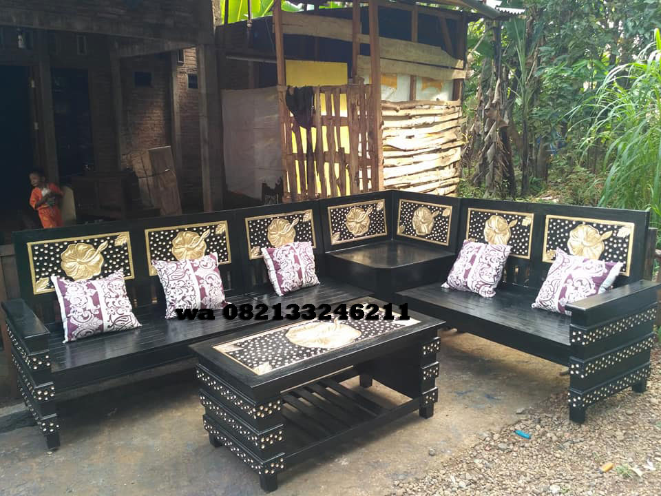 Furniture Impian 17 Mebel Kayu Design Mimbar Masjid Kursi  Tamu  Jati Model Terbaru Dan 1 Set 