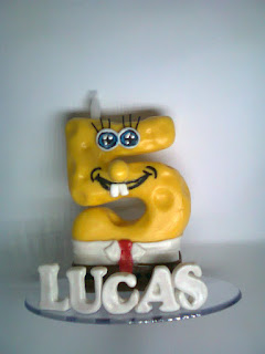 VELA BOB ESPONJA DE BISCUIT