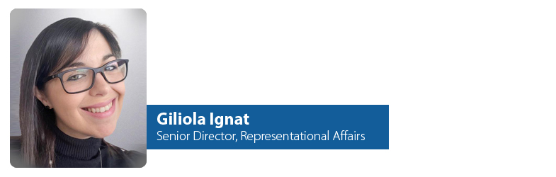 Giliola Ignat, IYF Senior Director, Representational Affairs