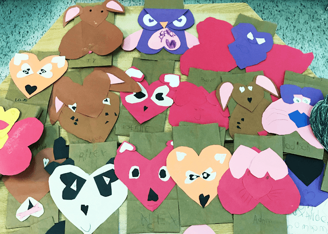 create unique valentine bags with heart animals