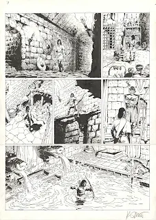 Exposición retrospectiva de Grzegorz Rosinski, creador de Thorgal, en la galería Daniel Maghen.