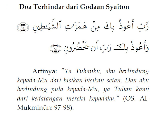 Doa Agar Terhindar dari Godaan Setan (syetan/shaiton/syaitan), detiktutor.blogspot.co.id