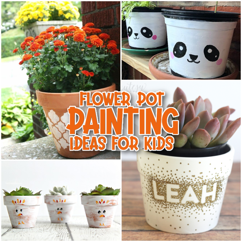 Painted flower pot ideas