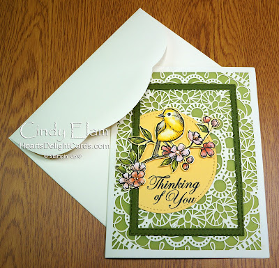 Heart's Delight Cards, Bird Ballad, Free As A Bird, Happy Mail, Thinking of You, Stampin' Up!