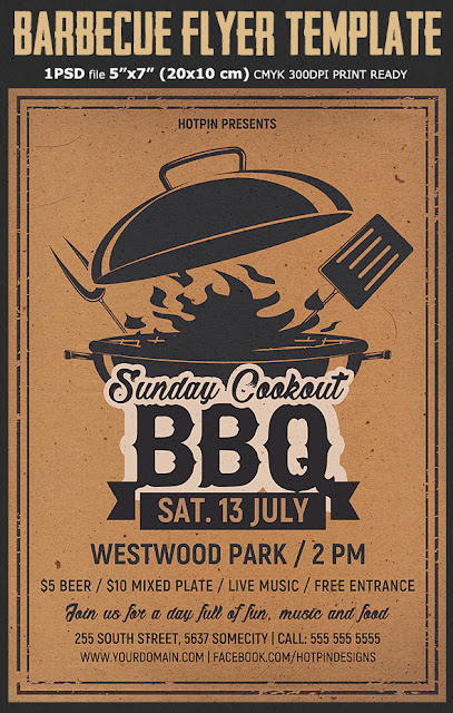  Barbecue Bbq Flyer Template