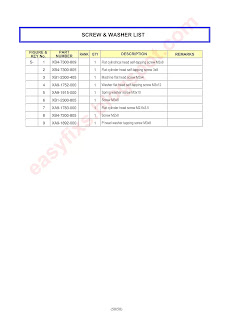 External View, Parts List and Part Number on Canon iP4800, iP4810, iP4820, iP4840, iP4850, iP4870, iP4880