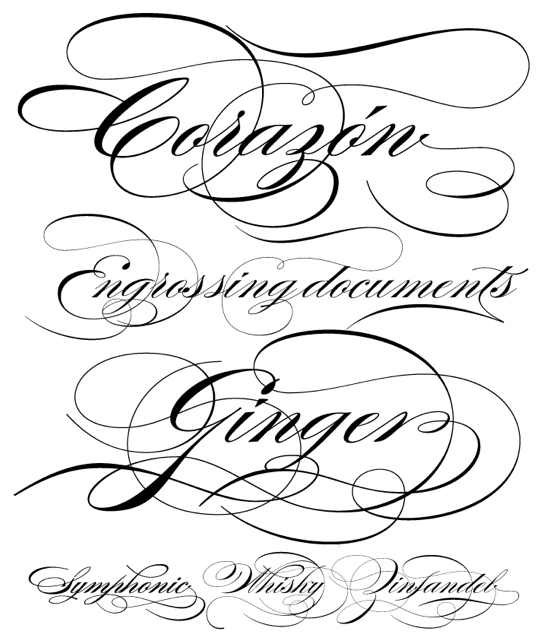  the little things calligraphy fonts