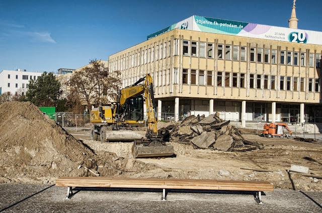 Baustelle Potsdam, Friedrich-Ebert-Straße, 14467 Potsdam, 11.01.2014