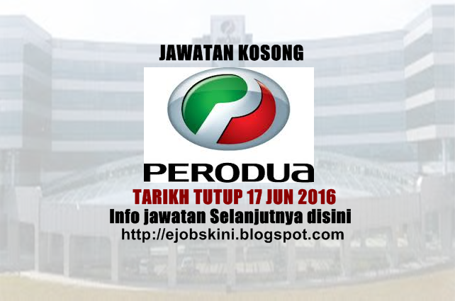 Jawatan Kosong di PERODUA