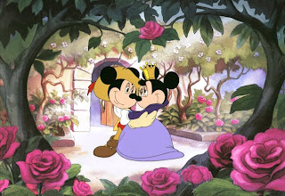 Mickey Mouse Cartoon Valentine Wallpaper
