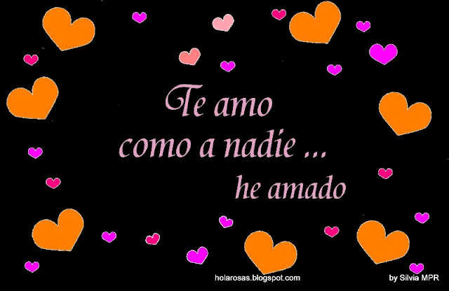 amor con frases romanticas y dulces corazones de colores