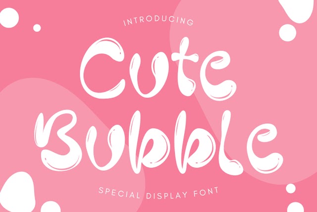 Download Cute Bubble Font
