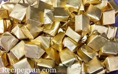 Mewa bite | How to make bit |Recipe of mewa bite|wrapper|golden paper