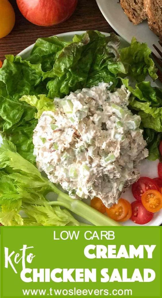 Simple Chicken Salad | Low Carb Chicken Salad