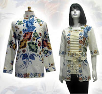 model baju batik blus