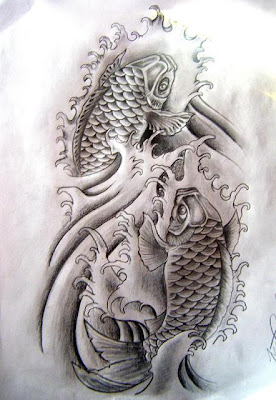 Koi Tattoo Design
