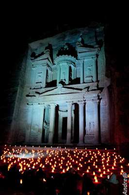 Petra by night