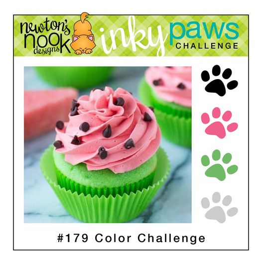 Newton's Nook Designs Inky Paws Challenge - Color Challenge