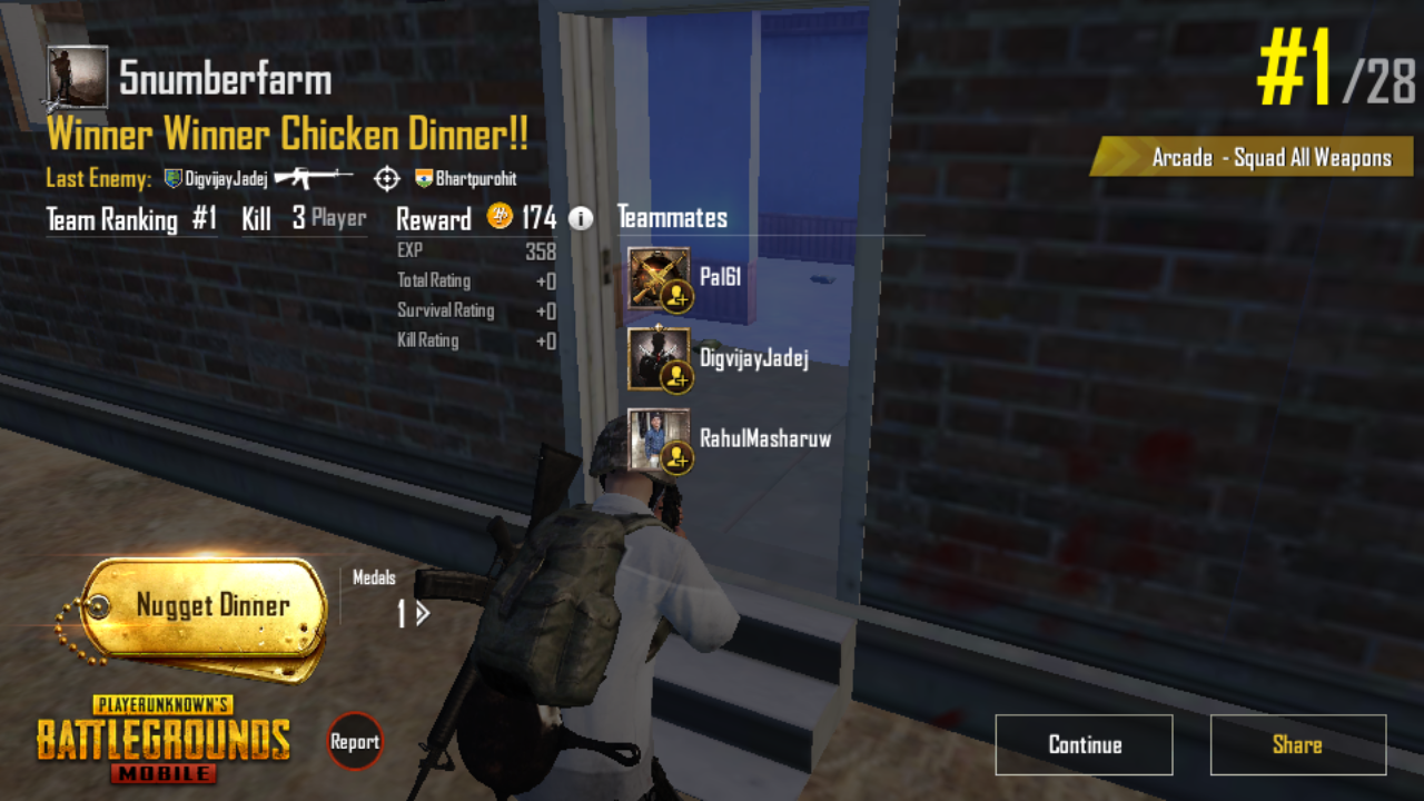 Pubg Mobile Chicken Dinner Premium Android