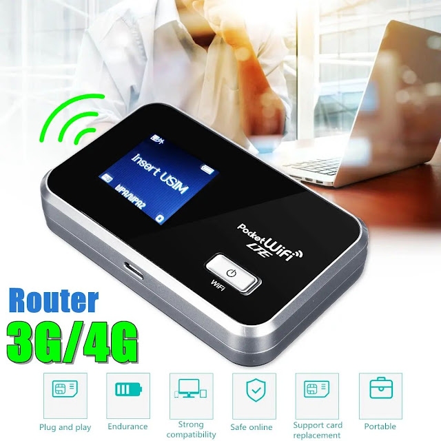 UNLOCKED Portable 2G 3G 4G Mobile WiFi Wireless Pocket Hotspot Router Broadband 3560mAh long Standby Time 