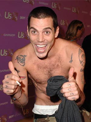 Jackass star SteveO was arrested in Canada yesterday for assault with a