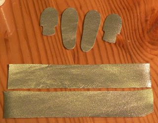 Parts for Agnes Dreary's shoes