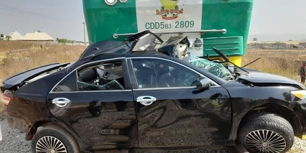 Just In: Train Crushes Driver, Car In Abuja 