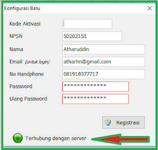 Form Registrasi e-rkas