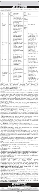 Job Opportunities at WAPDA-2024