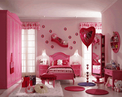 Pink Color For Girls Bedroom