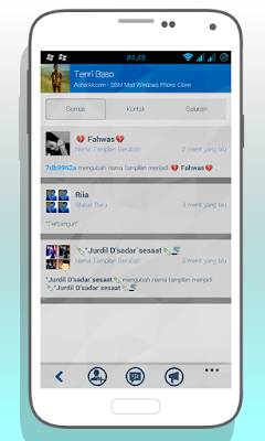 BBM Mod: Windows Style Theme for Android