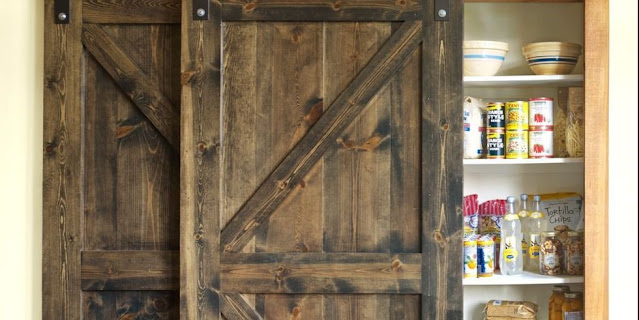 antique pantry door