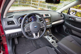 Interior view of 2015 Subaru Legacy