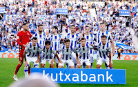 REAL SOCIEDAD DE FÚTBOL DE SAN SEBASTIÁN. Temporada 2022-23. Álex Remiro, Brais Méndez, Aritz Elustondo, Mikel Merino, Jon Pacheco, Alexander Sørloth. Álex Sola, Take Kubo, David Silva, Ahien Muñoz y Martín Zubimendi. REAL SOCIEDAD DE FÚTBOL 1 VILLARREAL C. F. 0 Domingo 09/10/2022, 18:30 horas. Campeonato de Liga de 1ª División, jornada 8. San Sebastián, Guipúzcoa, estadio Reale Arena: 32.689 espectadores. GOLES: 1-0: 33’, Brais Méndez.