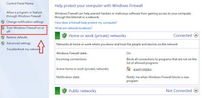 mematikan firewall win 7