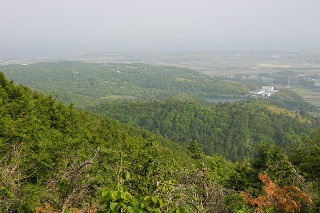 鳥取県西伯郡大山町長田 大平山 電波塔管理道路からの眺望