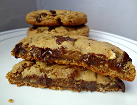 Whole Wheat Butter-less Peanut Butter Chocolate Chip Cookies