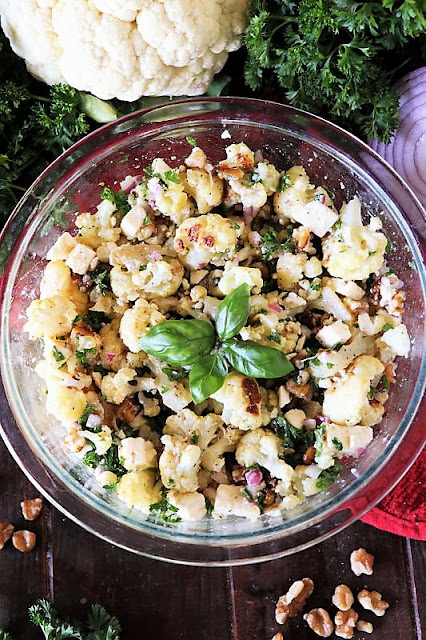 Roasted Cauliflower Salad with Fresh Basil Image