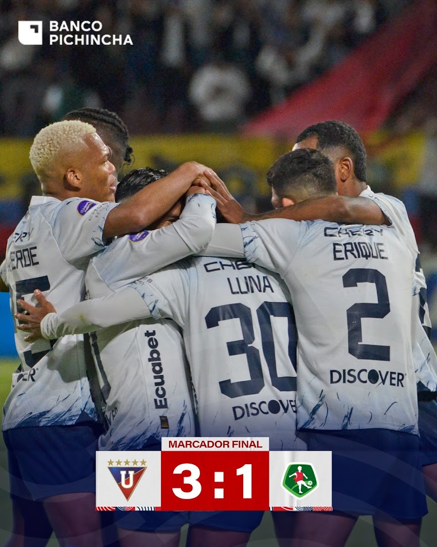 Liga de Quito, derrotó 3-1 a Mushuc Runa y gana la segunda etapa en LigaPro