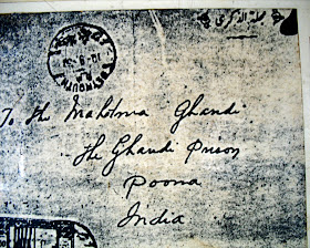 postcard to the Mahatma in prison