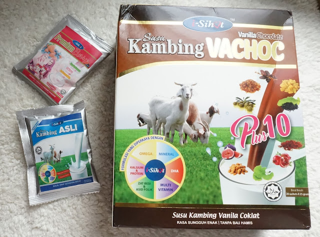 susu kambing isihat vachoc plus 10