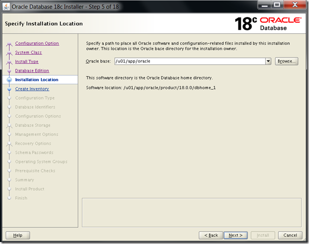 Oracle Database 18c Installation