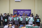 Polres Langkat Musnahkan Barang Bukti Shabu Seberat 21.426,58 Gram 