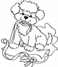 Funny Christmas Coloring Sheet