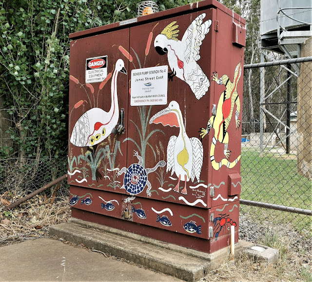 Mathoura | Painted Sewage Box by Chris Firebrace & Chris Turner