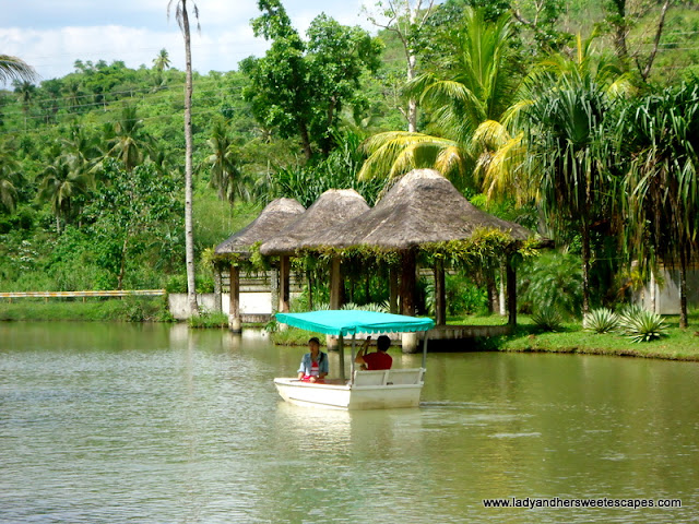 boating at Rafael's Farm Leyte