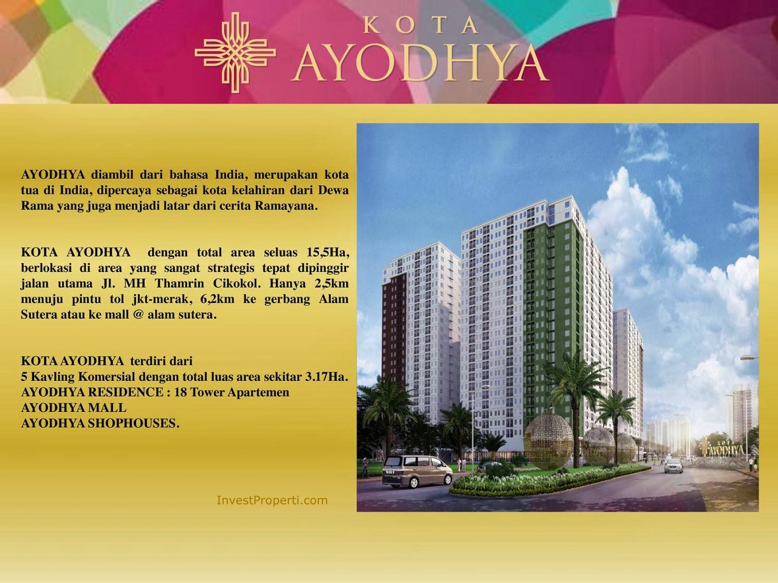 Brosur Apartemen Kota Ayodhya by Alam Sutera - Apartemen 