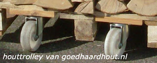 Haardhout op wielen - trolley van goedhaardhout.nl
