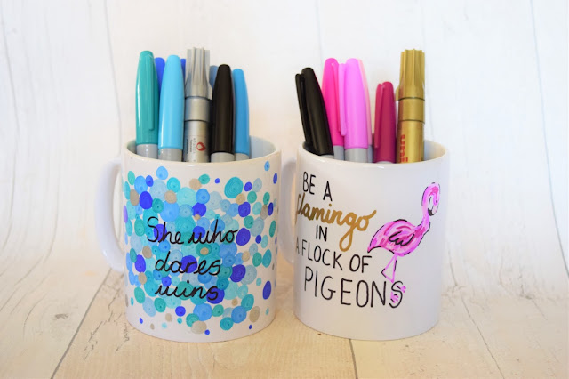 What Cat Says - Lifestyle | DIY Sharpie Mugs